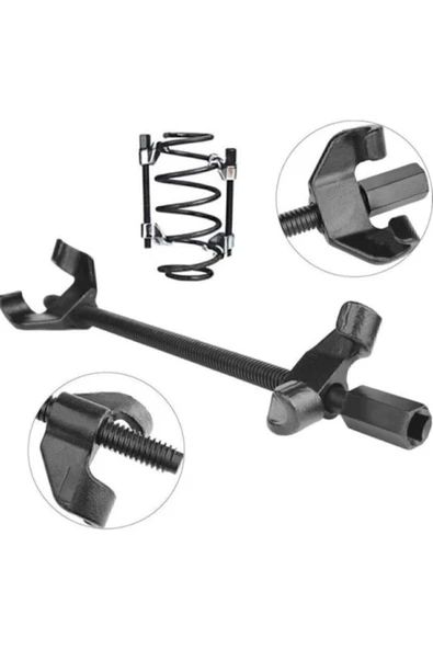 Helezon Yay Çektirme Amortisör Sökme Aparatı 370 Mm Prof. - 2