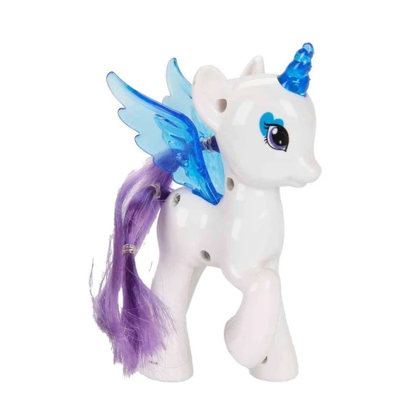 Işıltılı Pony Figür - Işıklı Figür - Mavi - Resim 3