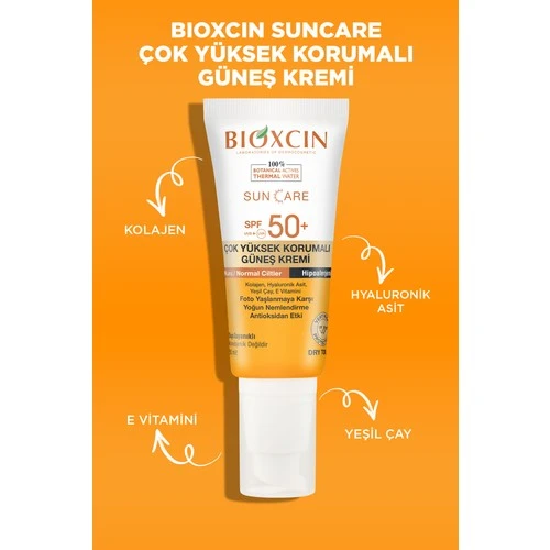 Bioxcin Güneş Kremi Kuru  Normal Ciltler İçin SPF50 50 ml - Resim 5