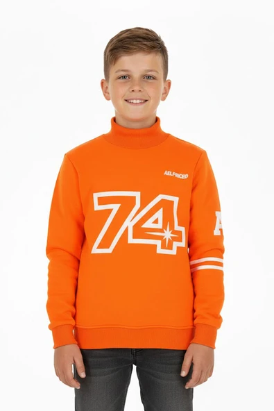 Erkek Çocuk Sweatshirt Baskılı 2 İp Şardonlu - Resim 2