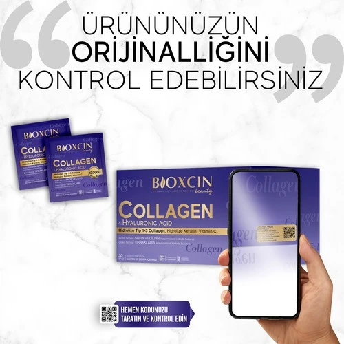 Bioxcin Beauty Collagen Hyaluronic Acid 30 Saşe - Resim 2