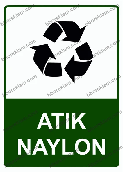 Atık Naylon Uyarı Levhası - 1