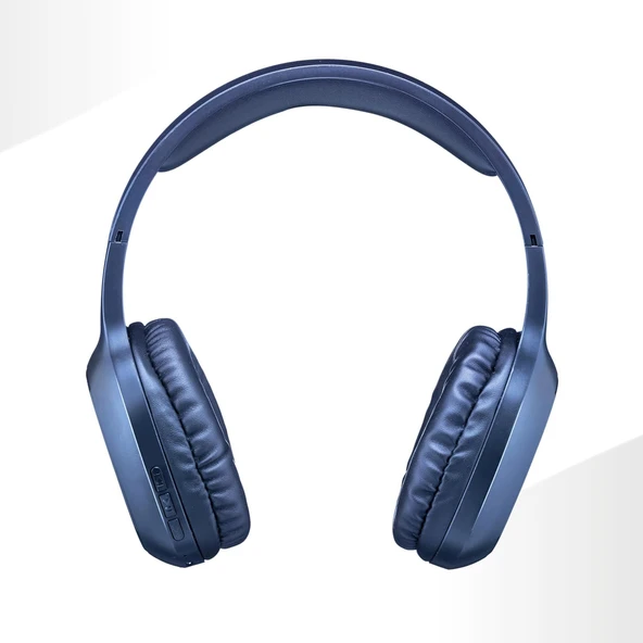 CELLULARLINE Music Sound Basic Bluetooth Kulak Üstü Kulaklik Mavi - 2