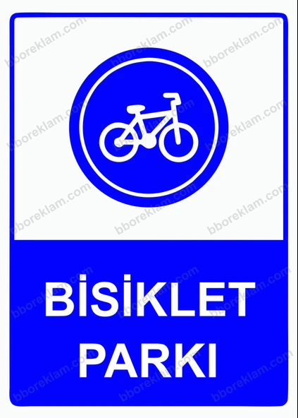 Bisiklet Parkı Uyarı Levhası ürün görseli 1
