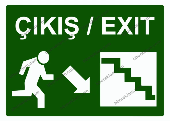 Çıkış / Exıt Uyarı Levhası ürün görseli 1