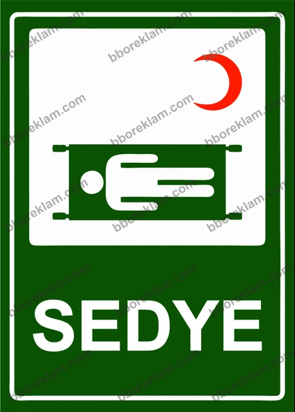 Sedye Uyarı Levhası ürün görseli 1