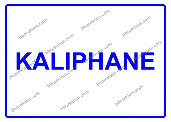 Kalıphane Uyarı Levhası ürün görseli 1