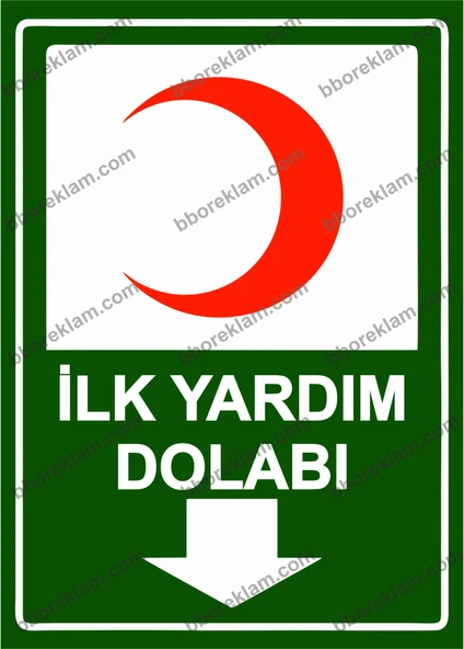 İlk Yardım Dolabı Uyarı Levhası ürün görseli 1