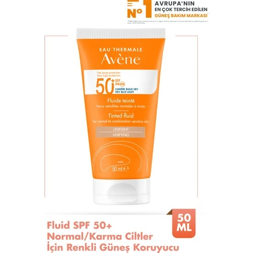 Avene Tinted Fluid SPF50+ 50 ml ürün görseli