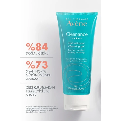 Avene Cleanance Cleansing Gel 200 ml - Resim 2