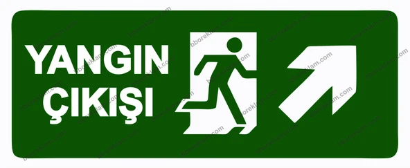 Yangın Çıkışı Uyarı Levhası ürün görseli 1