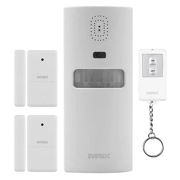 Everest Eg-9830 Pır Kızılötesi Hareket Sensörlü Güvenlik Alarmı Uzaktan Kumandalı