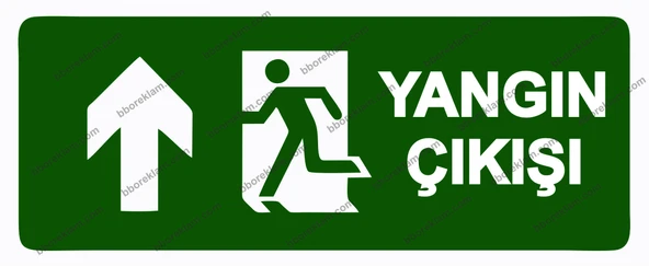 Yangın Çıkışı Uyarı Levhası ürün görseli 1