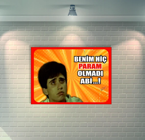 Küçük Emrah Retro Ahşap Poster ürün görseli 1