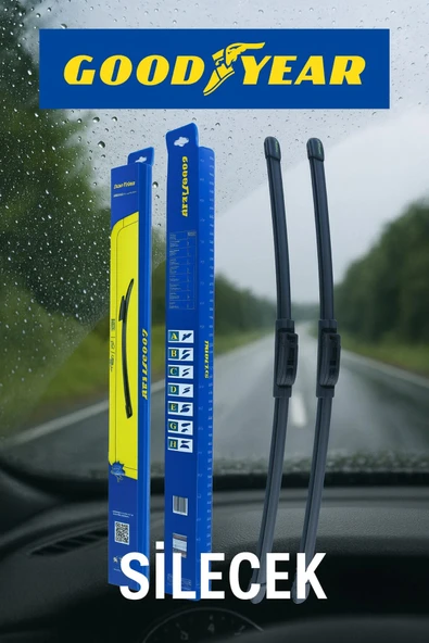 Goodyear Fıat Marea 1996-2002 Supermute 2'Li Silecek Takımı 580Mm 480Mm ürün görseli 1