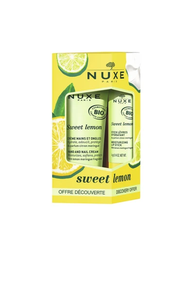 Nuxe Sweet Lemon El Ve Tırnak Bakım Kremi 30ml Sweet Lemon Dudak Stiği 4g