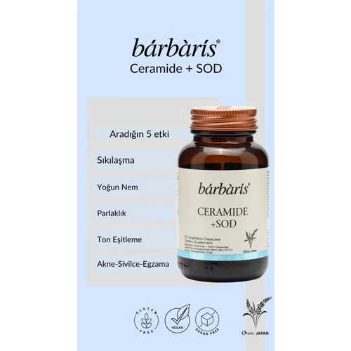 Barbaris Ceramide+ Sod 30 Kapsül - Resim 3