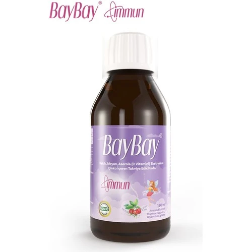 Baybay Immun Kekik Meyan Aserola İçeren Sıvı 150 ml - Resim 5