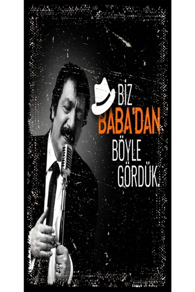 Müslüm Gürses 6'lı Ahşap Duvar Poster Seti - Hbb Özel Seri - 4