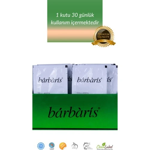 Barbaris Kolajen Powder Three Peptides Complex 30 Saşe - Resim 3