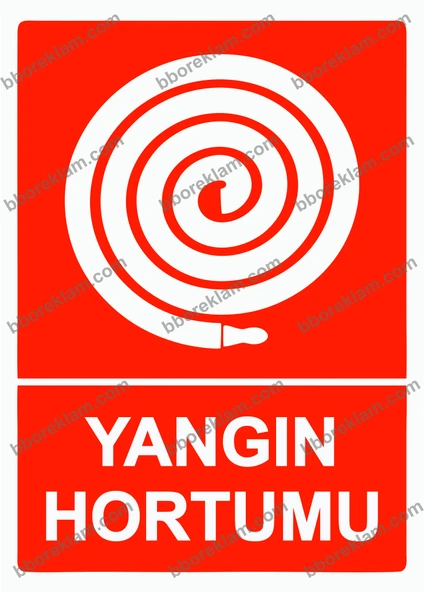 Yangın Hortumu Uyarı Levhası ürün görseli 1