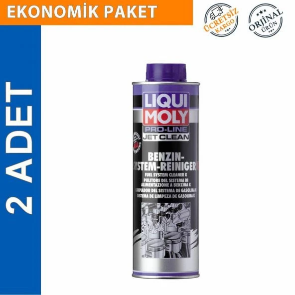 Liqui Moly JetClean Benzin Sistem Temizleyici 500 ML (2 Adet) (5152) ürün görseli