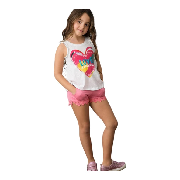 Kız Çocuk Örme Capri Bermuda ürün görseli 1