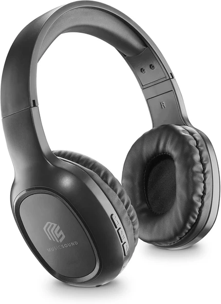 Cellularline Music Sound Siyah Kafa Üstü Kulaklık - 1