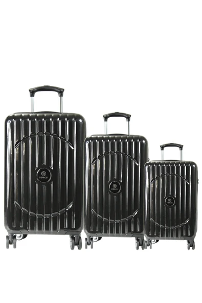 Nippon 1802 Oxygen PC - Büyük + Orta + Kabin Boy Valiz / Bavul Seti - Siyah ürün görseli 1