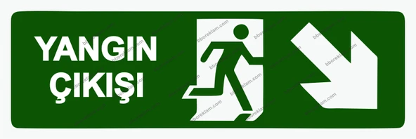 Yangın Çıkışı Uyarı Levhası ürün görseli 1
