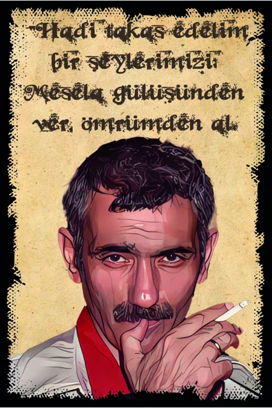 Hbb Yılmaz Güney Tasarım Ahşap Poster - 1