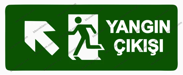 Yangın Çıkışı Uyarı Levhası ürün görseli 1