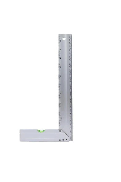 First Marangoz Gönye 35 Cm Su Terazili Alüminyum Cetvel - 1