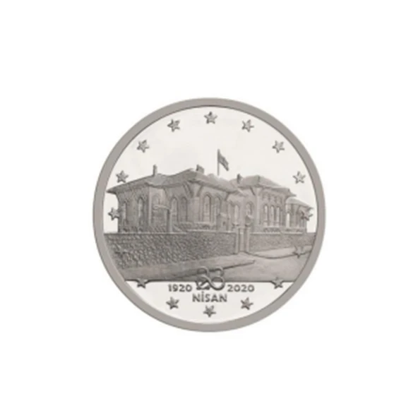 AgaKulche TBMM'nin Açılışının 100. Yılı Gümüş Sikke Coin - 1