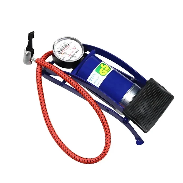İnce Piston Araç Lastik Şişirme Göstergeli Ayak Pompası ürün görseli 1