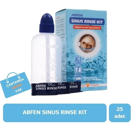 Abfen Sinüs Rinse Kit Yetişkin 25 X 240 Ml - Resim 2