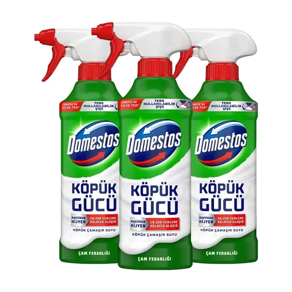Köpük Gücü Köpük Çamaşır Suyu Çam Ferahlığı 450 ml x3 - 2