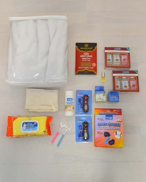 Aile Boyu İhram Seti – Çocuklu Aileler İçin Uygun | 2 Kişilik + Güven Çemberli Umre Seti ürün görseli