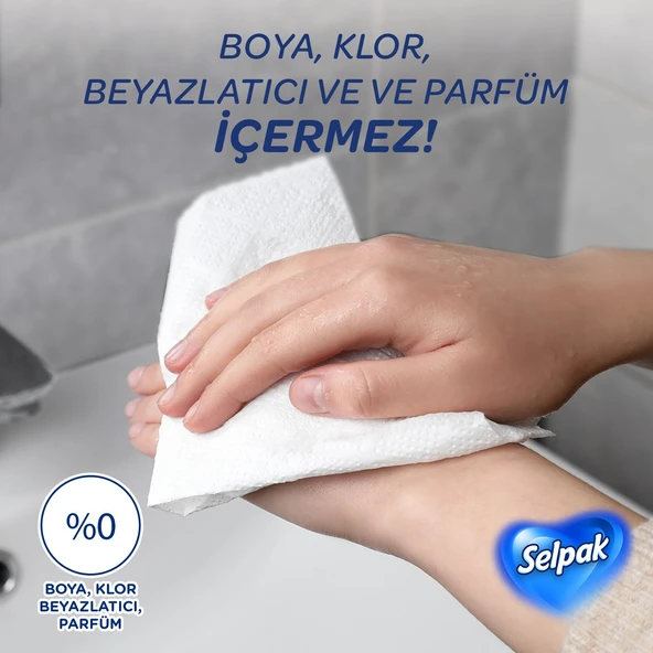 V Katlama Kağıt Havlu 6 Paket 600 Yaprak 3 Katlı Ev ve Endüstriyel Kullanıma Uygun - 6