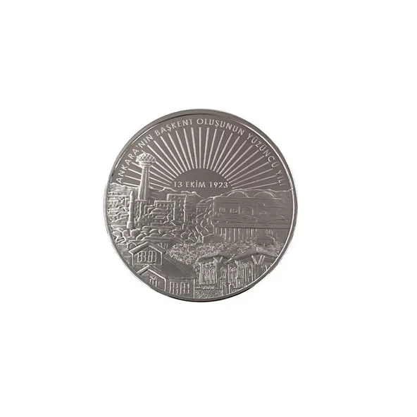 AgaKulche Ankara'nın Başkent Oluşunun 100. Yılı Gümüş Sikke Coin - 1