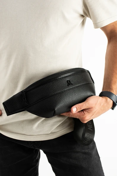 M 431 Mega Bag  Suni Deri Bel / Bodybag  Çanta - Resim 8