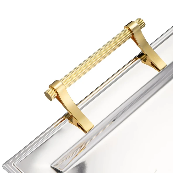 Jumbo Arezzo Gold 40 Parça Çelik Çay Seti - Resim 9