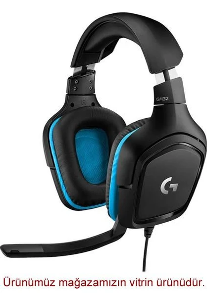 Logitech G432 7.1 Kablolu Kulak Üstü Oyuncu Kulaklığı ürün görseli