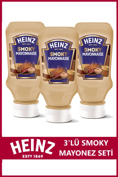 Heinz Smoky Mayonez 225 gr x 3 Adet ürün görseli