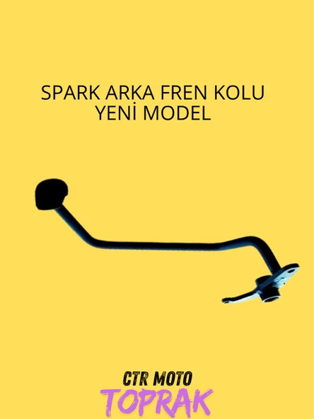 Spark Arka Fren Kolu – Yeni Model Sağlam Çelik Pedal Scooter Uyumlu - 1