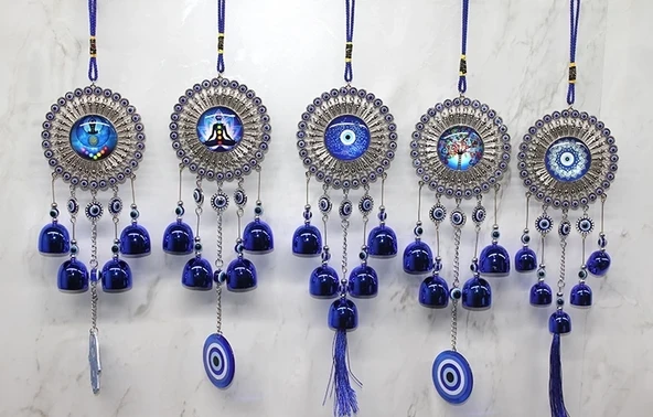 Metal Nazar Boncuğu Çan Alk3491 ürün görseli 1