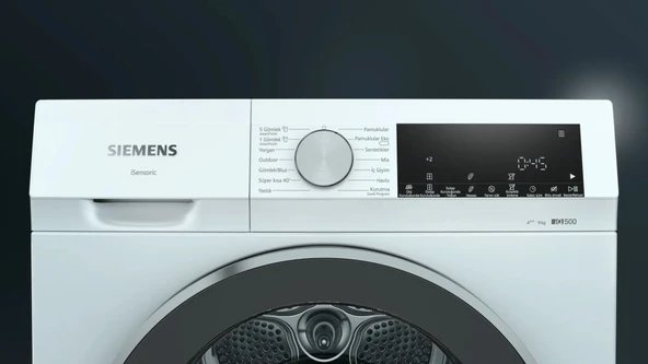 Siemens WQ41G2C0TR iQ500 Isı Pompalı Kurutma Makinesi 9 kg - 3
