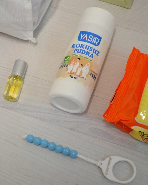 Erkek İhram Seti – Cepli Kemerli, Esanslı, Zikirmatikli, Full Hac Umre Seti - Resim 4