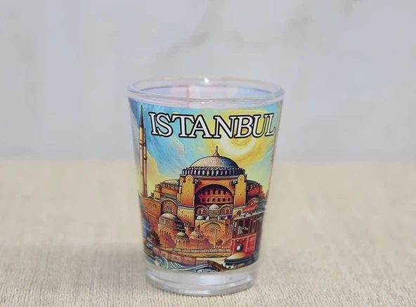 İstanbul Temalı Cam Shot Bardak Alk4356 ürün görseli 1