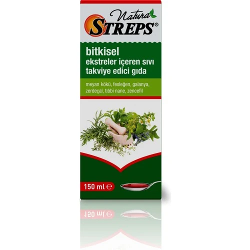 Natura Streps Bitkisel Şurup 150Ml - 1
